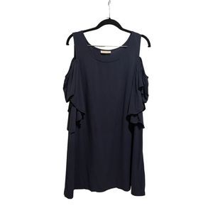 Michael Kors Women’s Flutter Cold Shoulder Dress